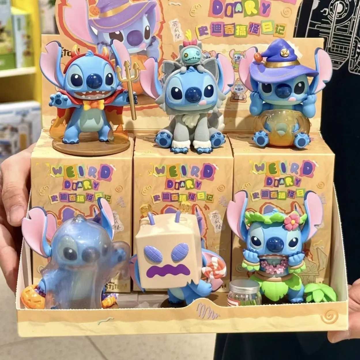 Office Desk Decoration Stitch Crazy Diary 20 Series Blind Box L250922AQHC