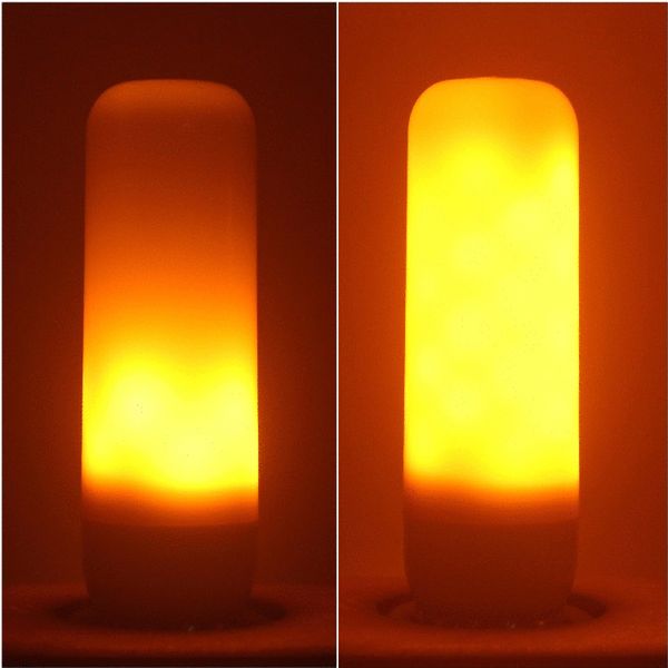 LED Flame Effect Light Bulbs E26 E14 Flickering Fire Light Bulbs with 3 Modes 7W 5W Flame Bulb for Christmas Home Decor Party Restaurant Oem