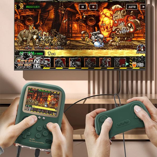 Ultra Clear 3.2 Inch Color Display Handheld Game Console Power Bank Can Be Connected To A Tv Childhood Arcade Games 240410