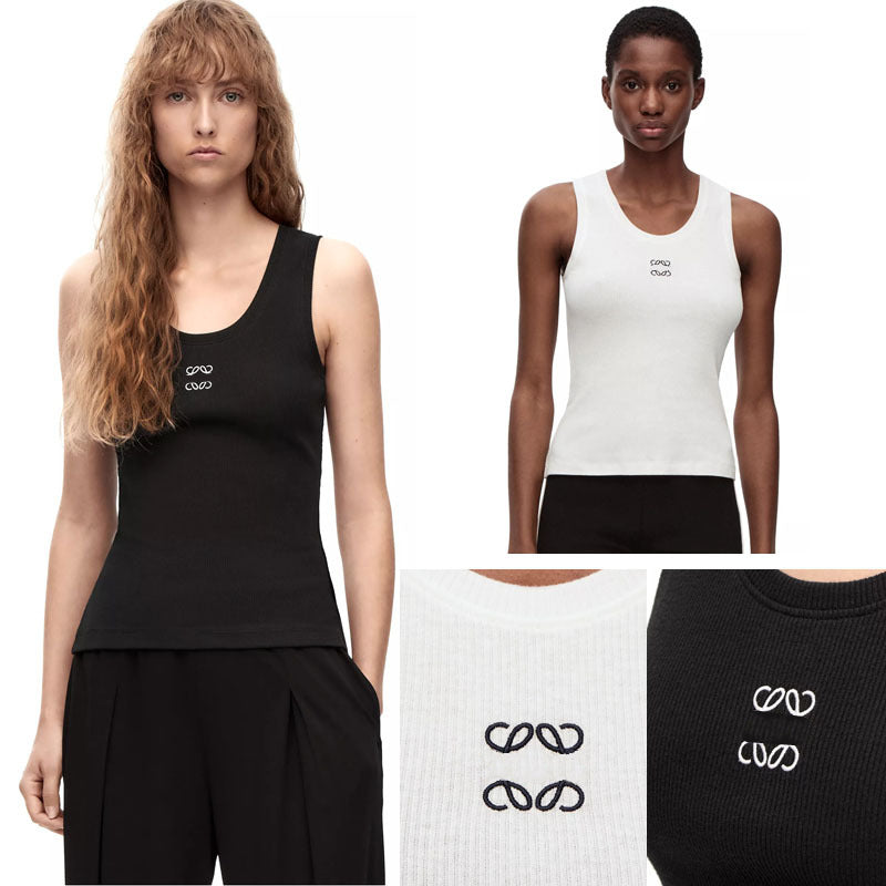 Pdara Womens Knits Tees Tanks Camis C E Badge Tank Top Embroidered Tees Shirt Designer Ladies Alphabet Tee Vests Lowe Fashion Brands Cotton Tshirt B