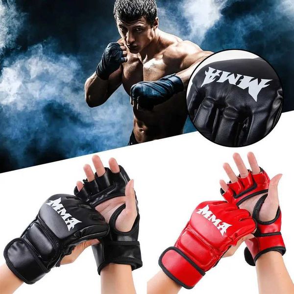 Boxing Training Half-Finger Gloves Muay Thai Kickboxing Sport Gloves Sanda Competition Combat Grappling O7Q7XJ241024