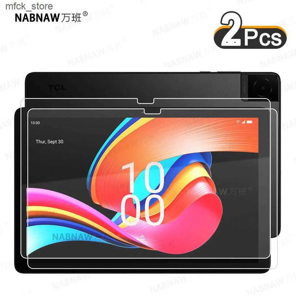 Tablet PC Screen Protectors 2 Pieces HD Scratch Proof Tempered Glass Screen Protector For TCL Tab 10L Gen 2 10.1-inch Tablet Protective Film