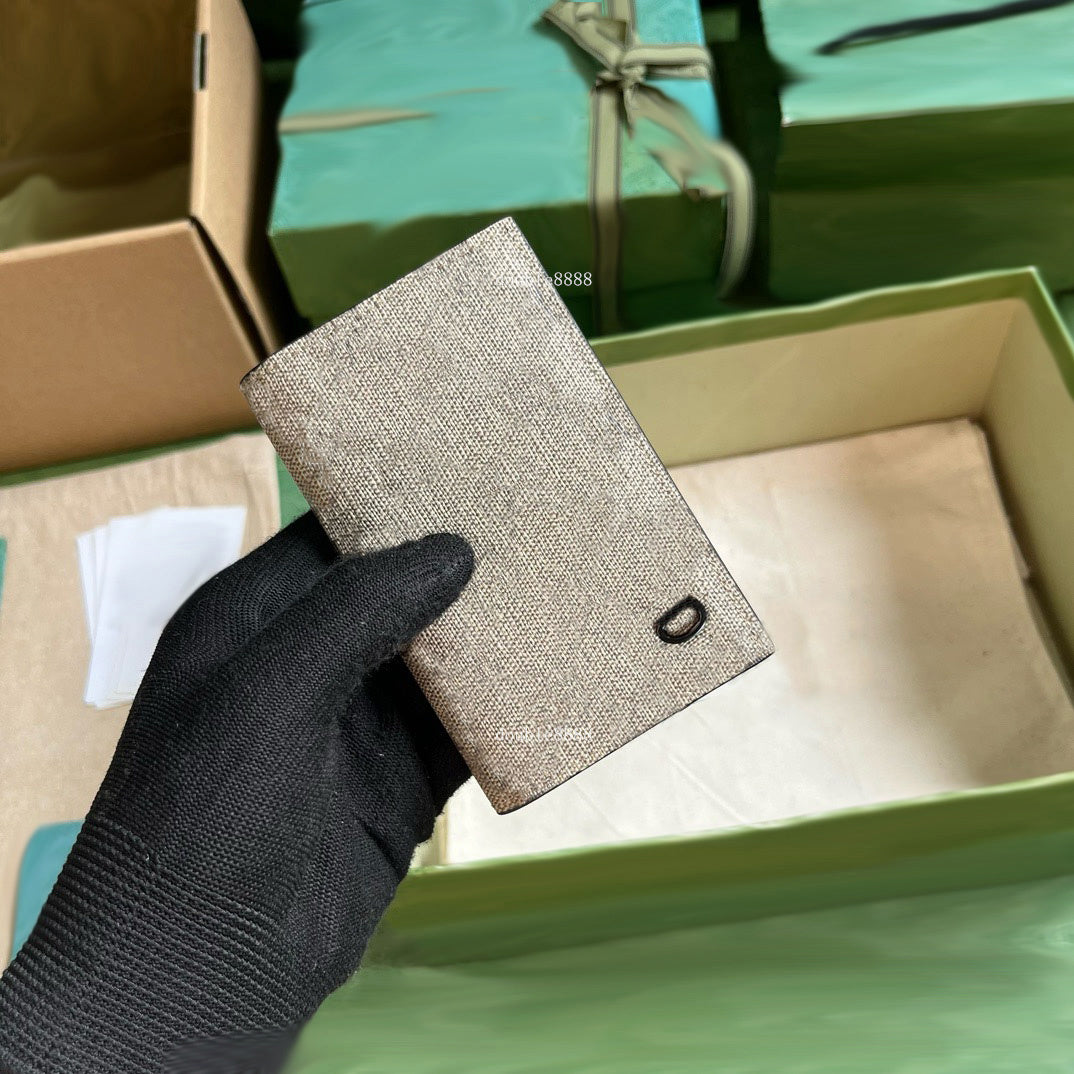 Designer Passport Cover designer card holder mens wallet pocket organizer cardholder wallet women clutch bags coin Short Luxury Multiple Wallet Canv