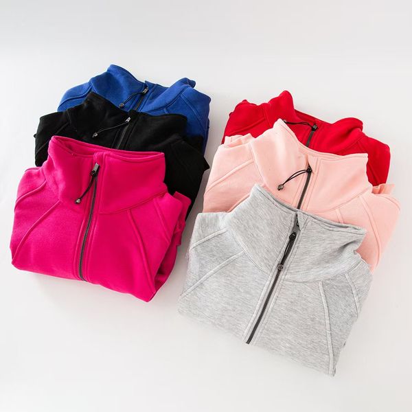 2025--Adults and Kids Hoodie Family Clothing Kids Adults Embroidered Yoga Zipper Jacket Sports Coat