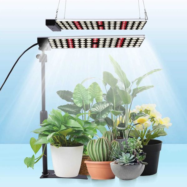 JCBritw Plant Grow Light Full Spectrum with IR Adjustable Stand LED Grow Light for Indoor Plants Seedlings Veg Flower Fruits X250205