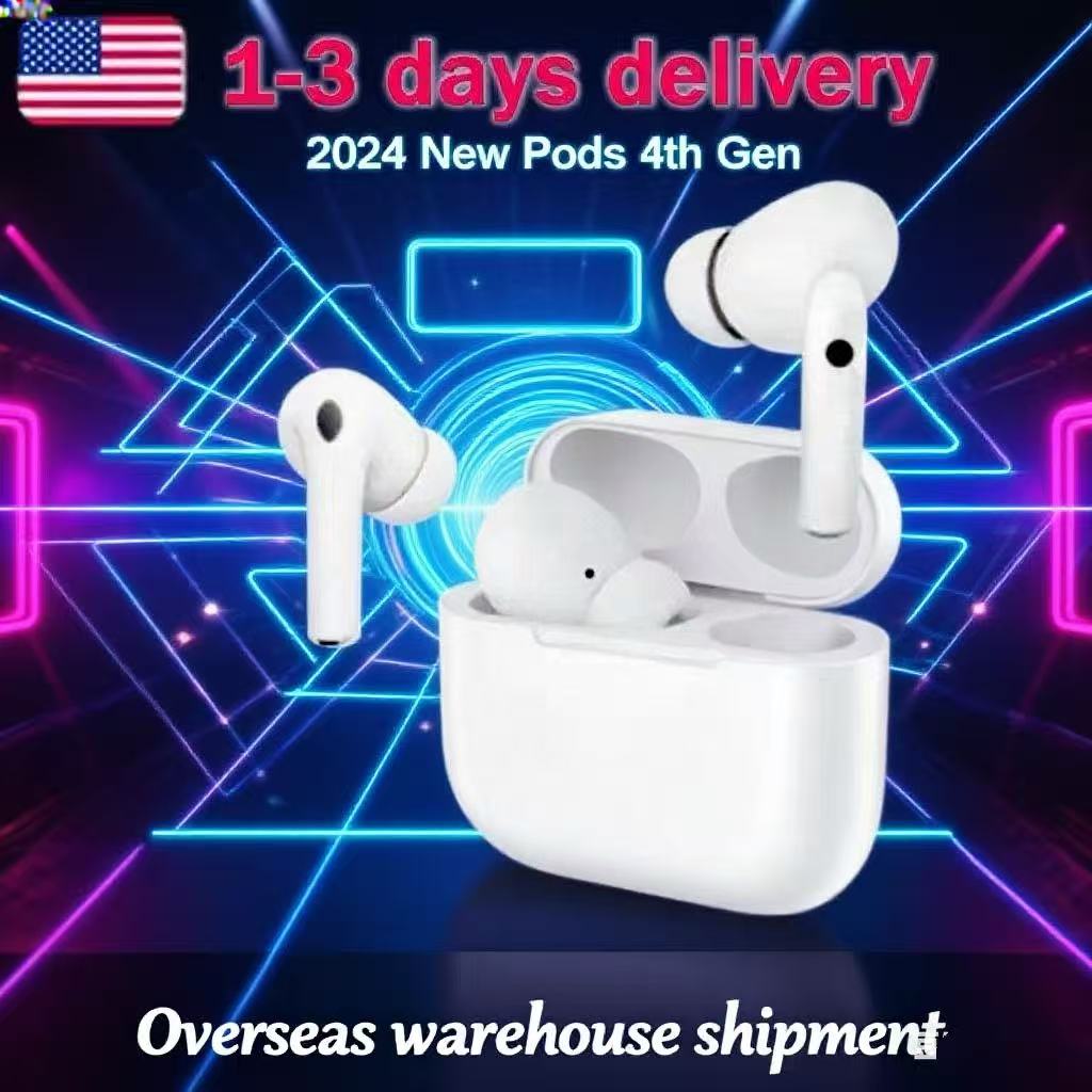 US Stock Compatible with 4th Generation Pod Pro 4-6-7 ANC USB C In-Ear Wireless Bluetooth Headphones Accessory Case with USB-C Charging Port 4-6-7 P
