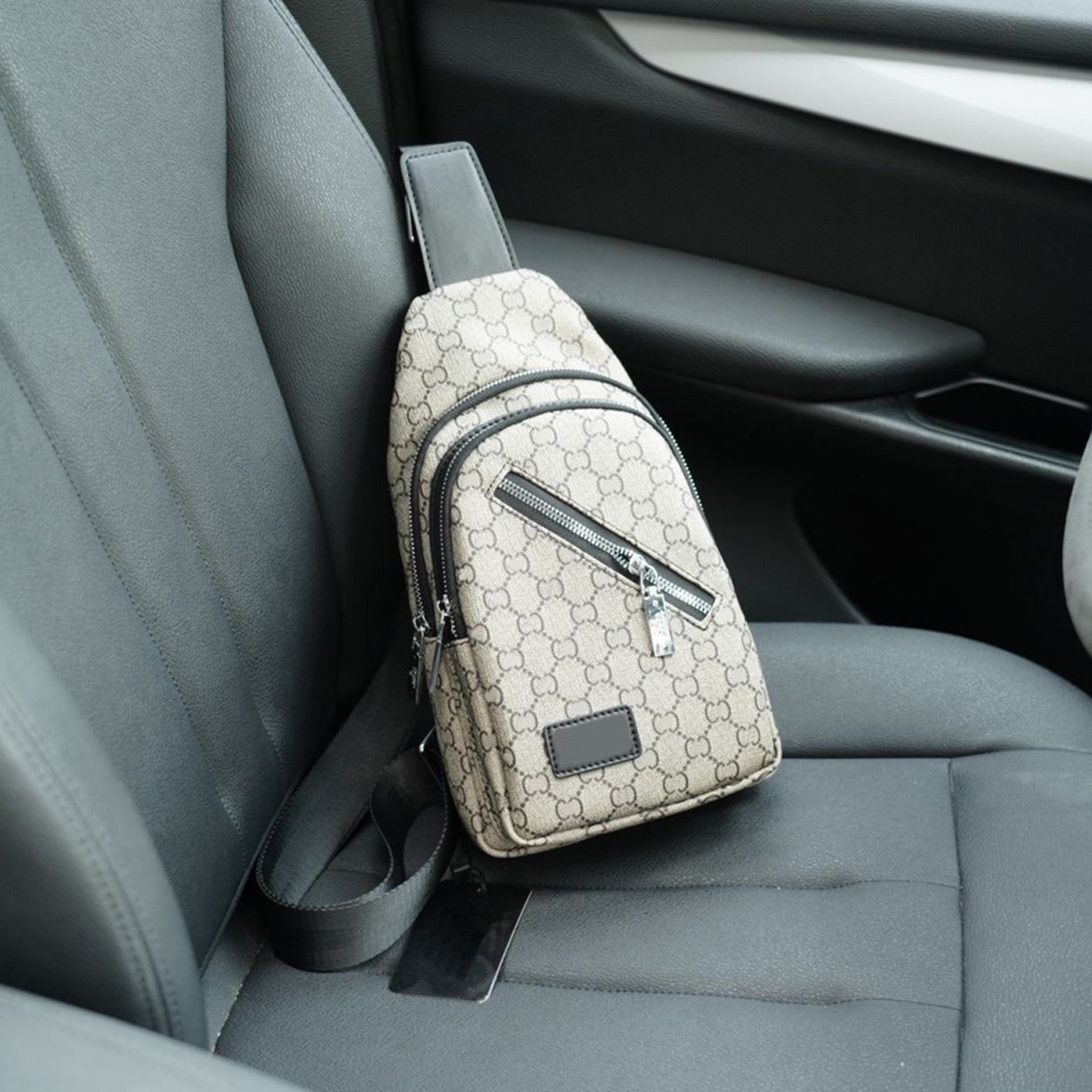 Strap bag, men&#039;s crossbody bag, men&#039;s casual sports shoulder bag, men&#039;s chest bag, waist bag, luxury messenger, fashionable handbag,