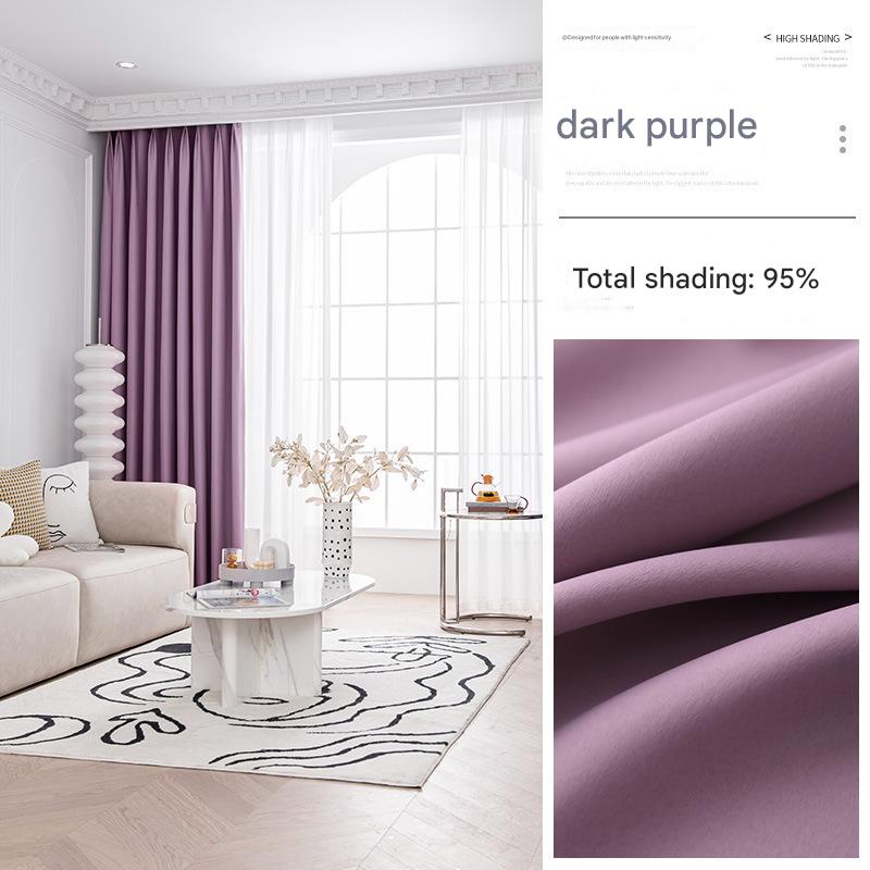 A786 French retro style chenille curtain 2025 new high shading bedroom living room high-grade curtains for the whole house customization