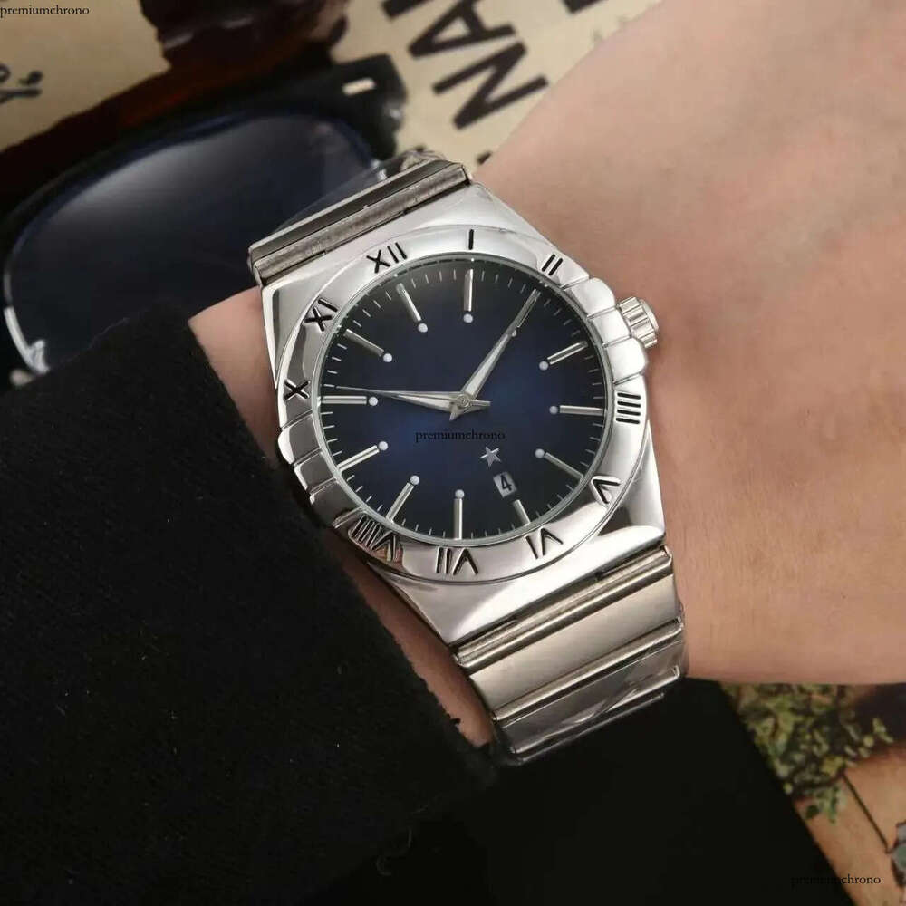 Hot Sale Men Watches Designer Quartz Wristwatches Movement Classic Constellation Automatic Date Fashion Stell Bracelet Montre De Luxe Top Male Clock