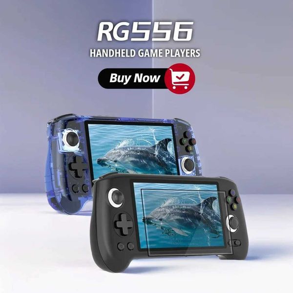 RG556 ANBERNIC Handheld Players 5.48 IPS Screen Retro Portable Game Consoles Video Consolador Spelcomputer Met Games Q241115 s