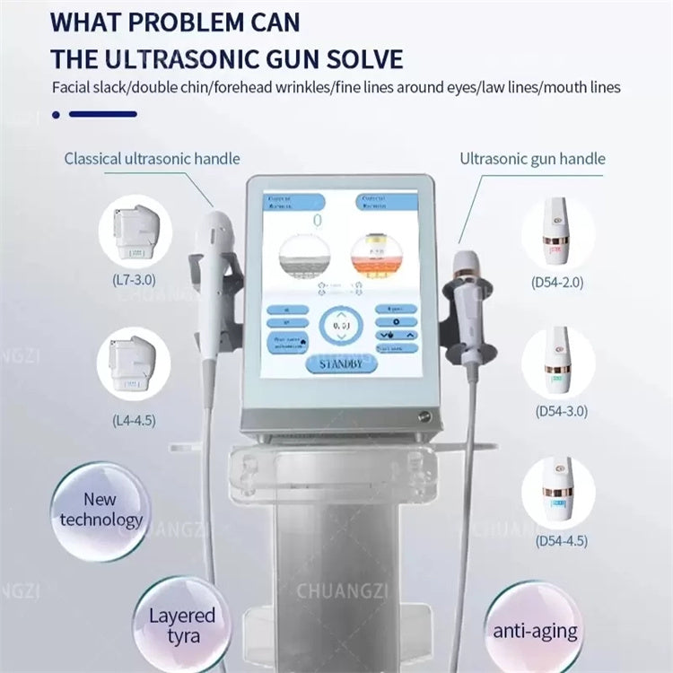 Other Beauty Equipment 7D HIFU machine High-intensity Focused Ultra Ultrasound SMAS Lifting Eyes Face Neck Lift Body Tightening