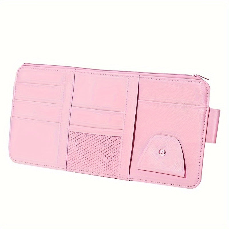 TEMU 1 Juego de Caja de Almacenamiento con Cremallera para Parasol de Coche Estilo Multifuncional Popular, Estilo Fashion para Almacenamiento de