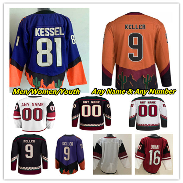 Clayton Keller Hockey Jersey Matias Maccelli Lawson Crouse Nick Schmaltz Bjugstad Alexander Kerfoot Sean Durzi Liam O&#039;Brien Jason Zucker Michae