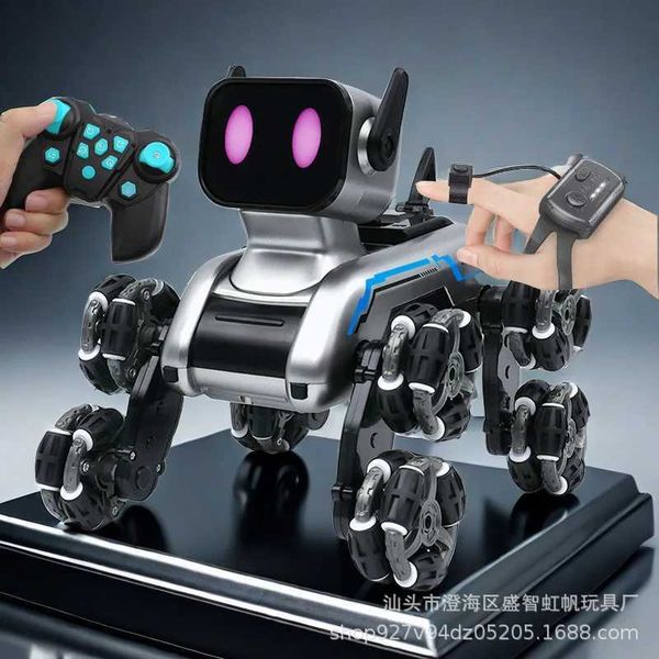 8-round stunt dog 2.4G remote control intelligent swing arm drift robot dog climbing car childrens toy W240829769