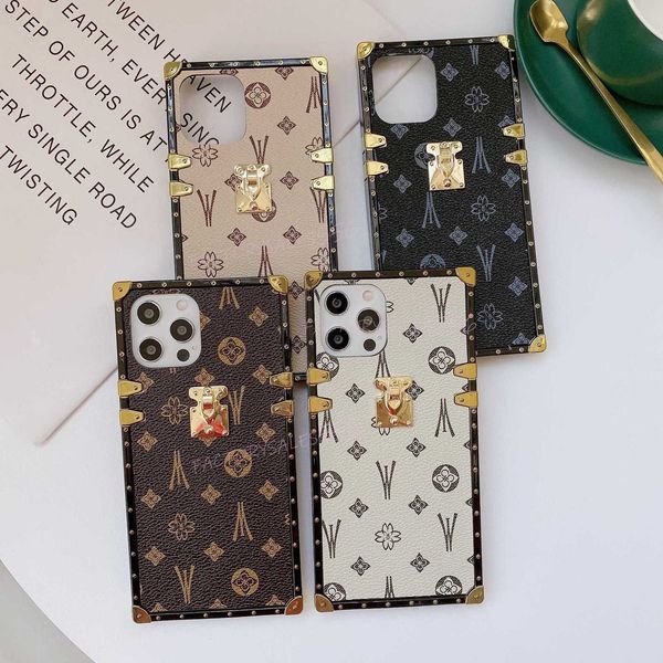 Designer Fashion Phone Cases For iPhone 16 15 14 13 12 Pro Max PLus phone case Suitable for Sumsung S24 S23ultra classic leather phone trend