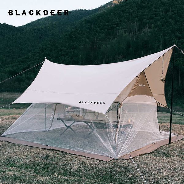 Tents and Shelters BLACKDEER Summer canopy antimosquito mesh tent 58 people field camping picnic ventilation tent J230223