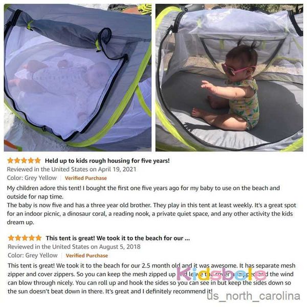 Toy Tents Baby Travel Tent Portable Sun Shelters Infant Pop Up Folding Outdoor Beach Mosquito Net Toy Sun Shade For Newborn Bed R230830