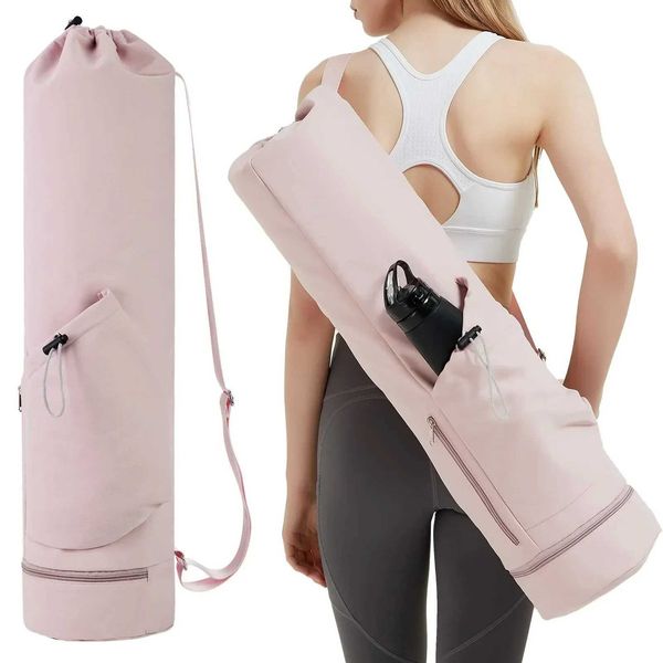 Yoga mat bag with water water bottle bag exercise bag luggage bag fitness bag W240906