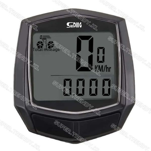 Shundong 581 Code Table Bicycle Mountain Bike Odometer Chinese And English Speed Meter Wired Code Table Riding Equipment 627