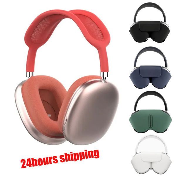 P9 max headphones wireless earphones Max earbuds Wireless Bluetooth Headphones Computer Gaming Headset Cell Phone Earphone purple with box M