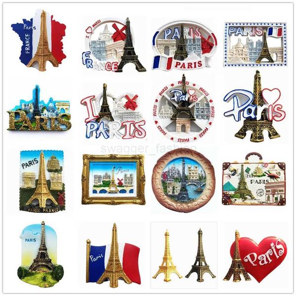 France Eiffel Tower Paris Tourist Souvenir Fridge Magnets Decoration Articles Handicraft Magnetic Refrigerator Collection GiftsXJ240809