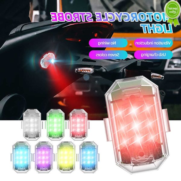 Novo controle remoto sem fio LED STROBE LUZ para motocicleta Bike Scooter Anti-Colision Aviso Lâmpada Flash Indicador à prova d'água