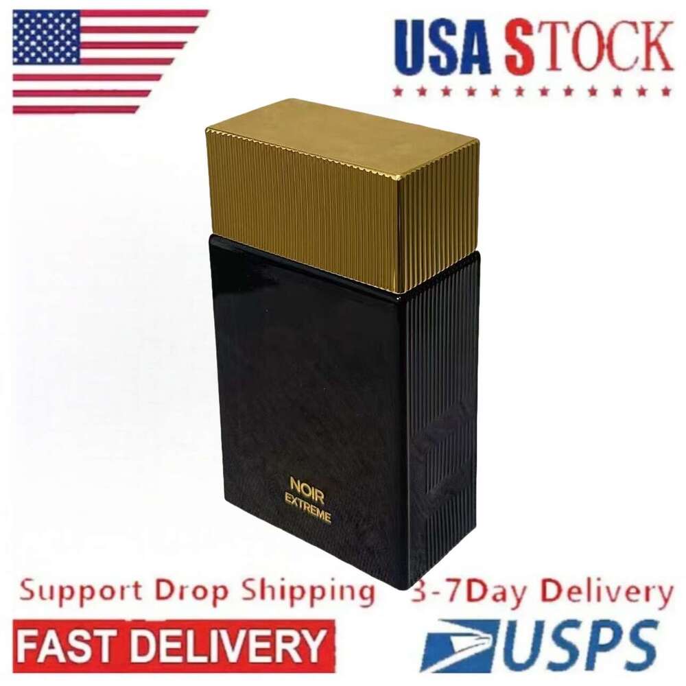 US 3-7 day Noir extreme cologne mens perfume designer women perfume High quality cologne perfume spray 100ml Good smell Keep neutral for a long time