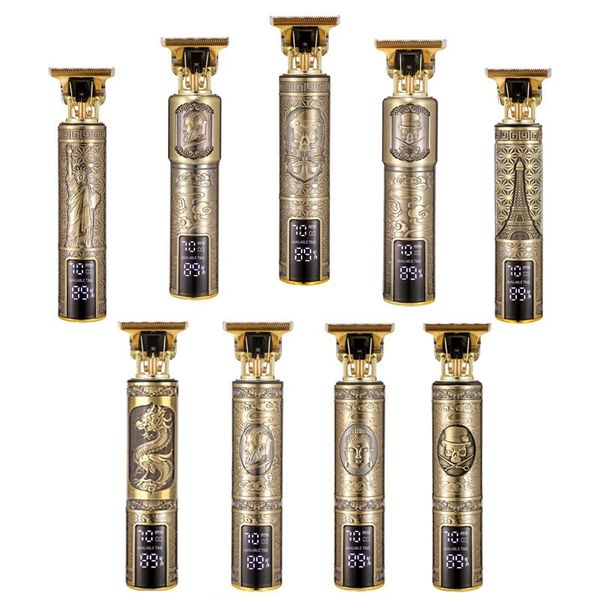 LCD Display Hair Clipper Professional Electric Shaver For Men Razor Men Mower Beard Trimmer Barber Shaving Machine Barbershop Tool USB Recha