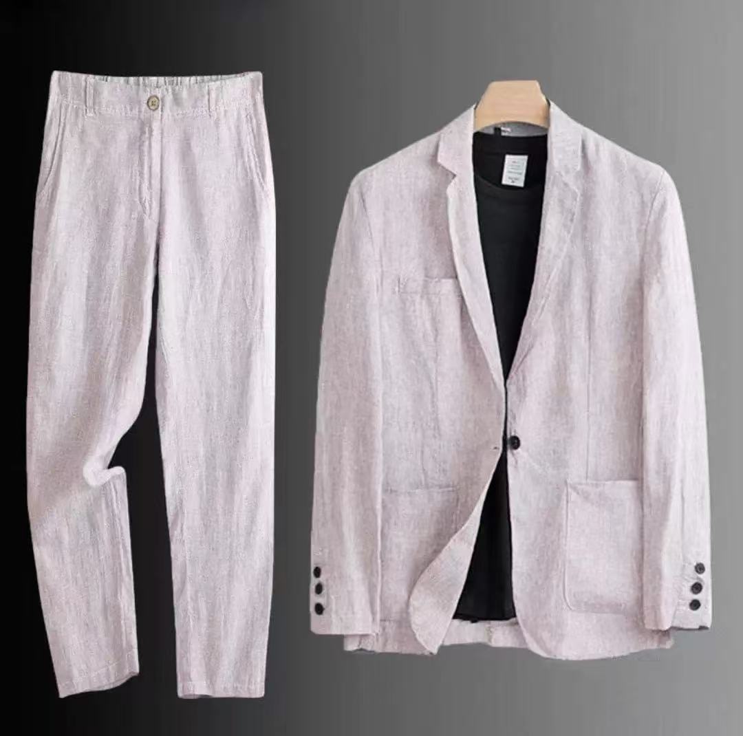 T1679 men&#039;s suit ultra-thin stretch ice silk small suit single layer sun protection single suit jacket
