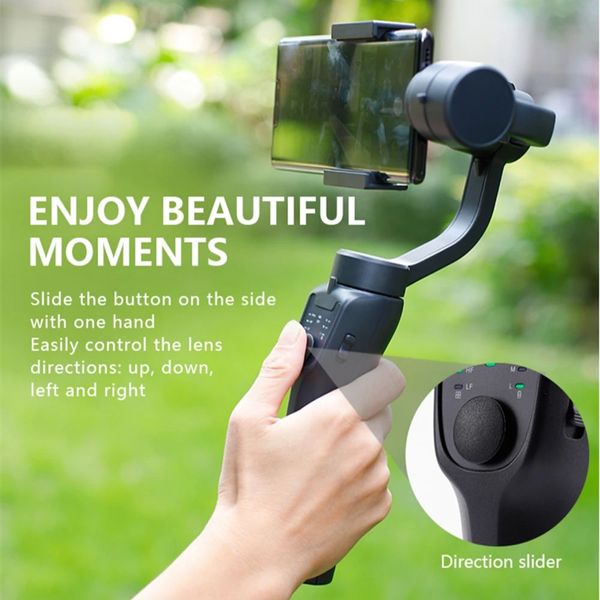 Handheld 3 Axis Gimbal Stabilizer for IOS-Andriod Smartphone Stabilizer Tripods Video Record Vlog Anti-shake Mobile Phone Gimbal
