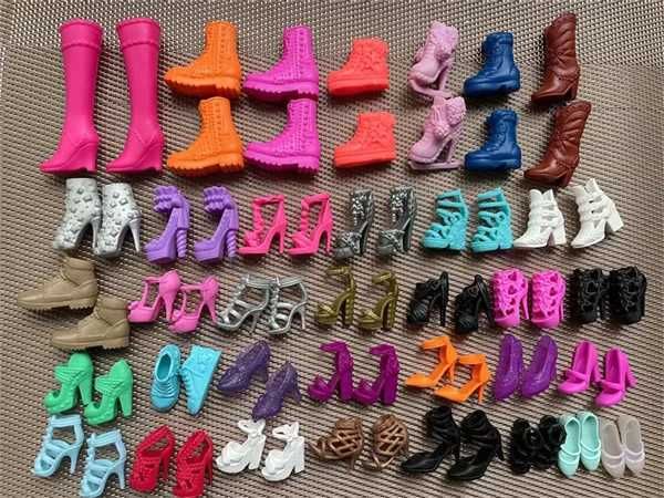Original Princess Doll Shoes for 1-6 Dolls Fashion Female Doll High-heels Casual Shoes Dolls Accessories DIY Parts Y240731