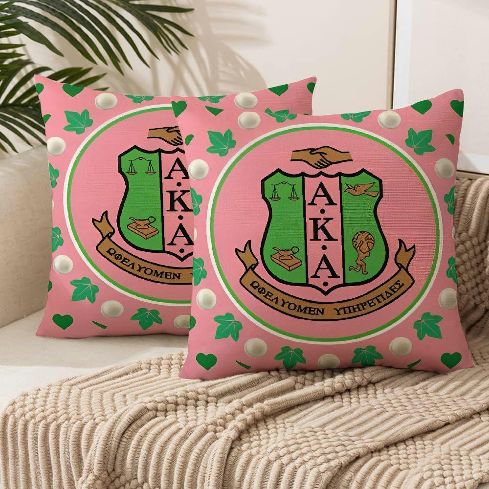 TEMU 18x18 Inch Square Decorative Pillow Covers - Contemporary Printed Pillowcases With Zipper Closure, 100% Polyester Machine-washable For Bed Sofa