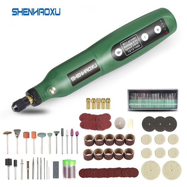 Electric Drill Cordless Grinder 5Speed Adjustable Engraving Pen Cutting Polishing ing Rotary Tool With Dremel Accessories 230406