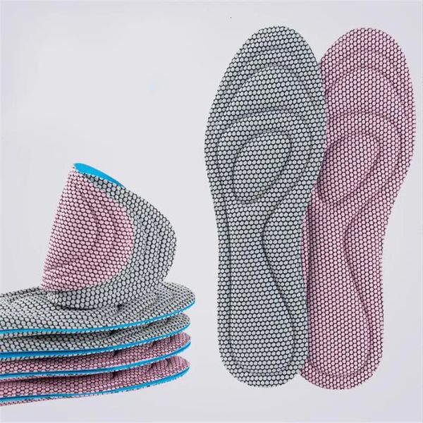 Memory Foam Insoles for Shoes Men Women Nano Antibacterial Massage Sport Insole Feet Orthopedic Shoe Sole Running Accessories 240615