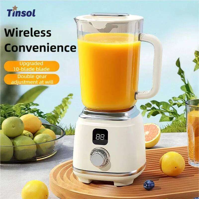 Home Blender 10 Blades 3000mAH Multifunctional Juicer Ice Crusher Extractor High Juice Rate Kitchen Tools