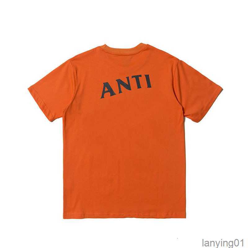 Men&#039;s t Shirts Fashion Anti Social Club Cross Print T-shirt Casual Short6