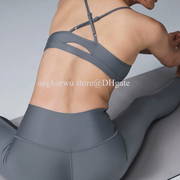 A Designer Yoga Set 2 Piece Sports Bra Tank Tops Womens Tight Sports Suits Jumping Gym Resistance Strength Training Sportswear Running Sweat