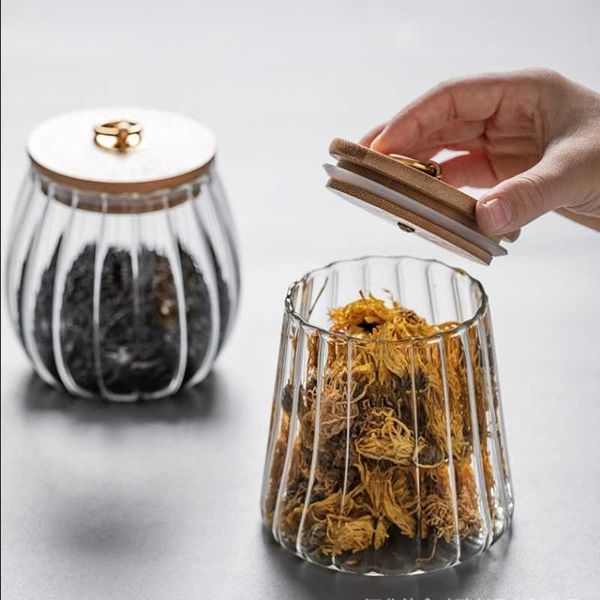Storage Bottles Jars 1 Contracted Sealed Transparent Glass Seasoning Pot Spice Jar With Lid Salt Pepper Storage Box Sugar Bowl Kitchen Acces