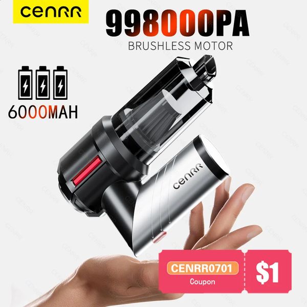 CENRR 998000PA High Suction Car Vacuum Cleaner Cordless Handheld Cleaner Portable Powerful Wireless Car Cleaner Home Appliance 240913