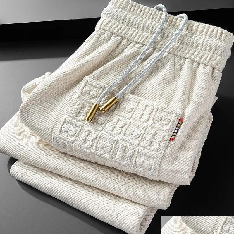 Mens Pants Luxury Designer Jogging Sweatpants Letter Jogger Trousers Casual Slim Fit Male Woman Sports Asian Size M5Xl Drop Delivery Dhzot