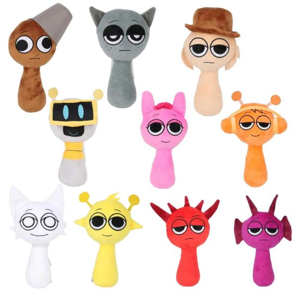 Soft Doll Toy Cartoon Incredibox Sprunki Games Plushies Toy Baby Rag Doll Birthday Gift Christmas Plush Toy Gift X241227
