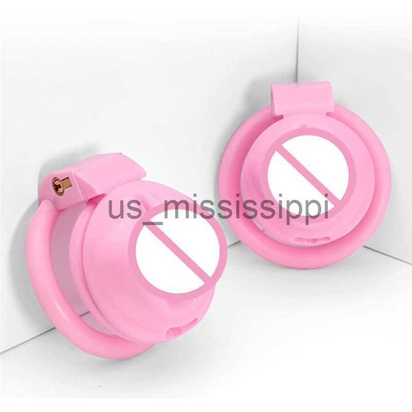Other Health Beauty Items Viginal shape design Male Chastity Devices Cock cage With 4size rings Penis cage for men x0825
