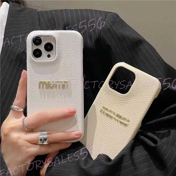Designer Luxury Phone Case For iPhone 15Pro max 14 13 12 Pro max high-end style suitable for iPhone 15 14PLus leather half pack hard trendy