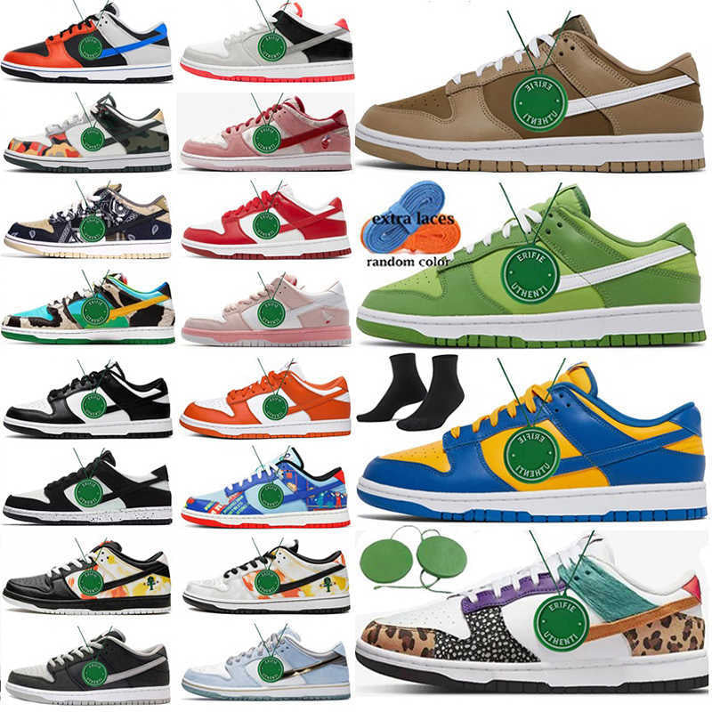 lows off Gray Fog UNC Running Shoe Safari Mix Panda UCLA Shoe Syracuse Coast Chicago Photon Dust Sail Green Eater Candy dunked Men Women