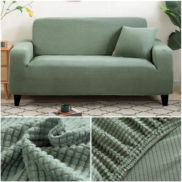 Polar Fleece Sofa Covers For Living Room Armchair Cover Plaid L Shape Corner Sofas Couch Slipcover Home 1234 Seat 240119