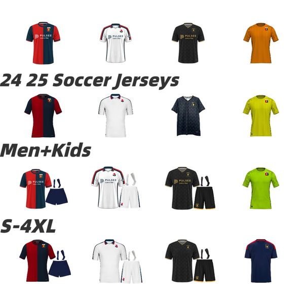 24-25 Genoa C.F.C. Soccer Jersey home away Rossoblu PUSCAS CODA EKUBAN YALCIN RETEGUI STROOTMAN 2024 2025 130th football shirts SABELLI ILSA