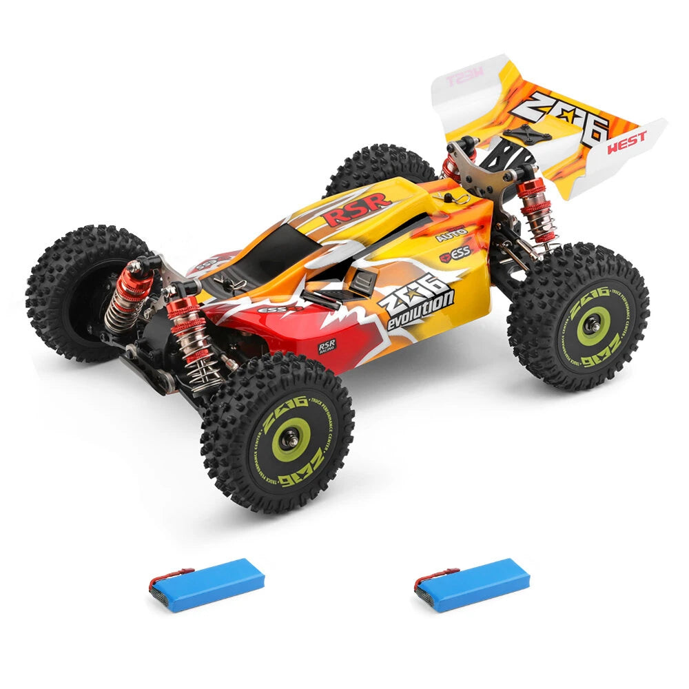 Wltoys 144010 1-14 2.4G 4WD High Speed Racing Brushless RC Car Vehicle Models 75km-h Several Battery