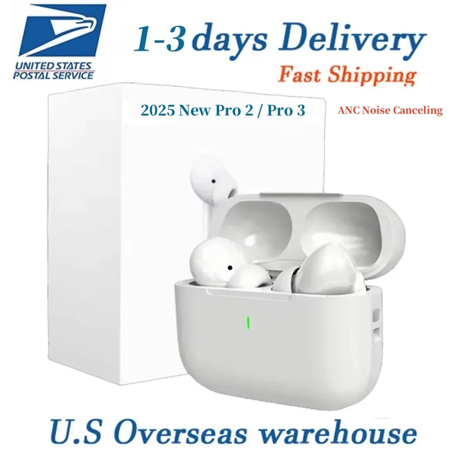 USA Stock For Apple AirPods pro 3 3rd airpods pro 2 airpods 4 5 6 earphones Solid Silicone Cute Protective Headphone Cover Wireless Charging 3nd 2nd