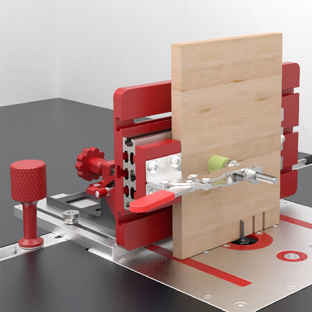 ENJOYWOOD Adjustable-Angle Precision Table Saw Router Table Joinery Sled Coping Sled for DIY Woodworking Projects