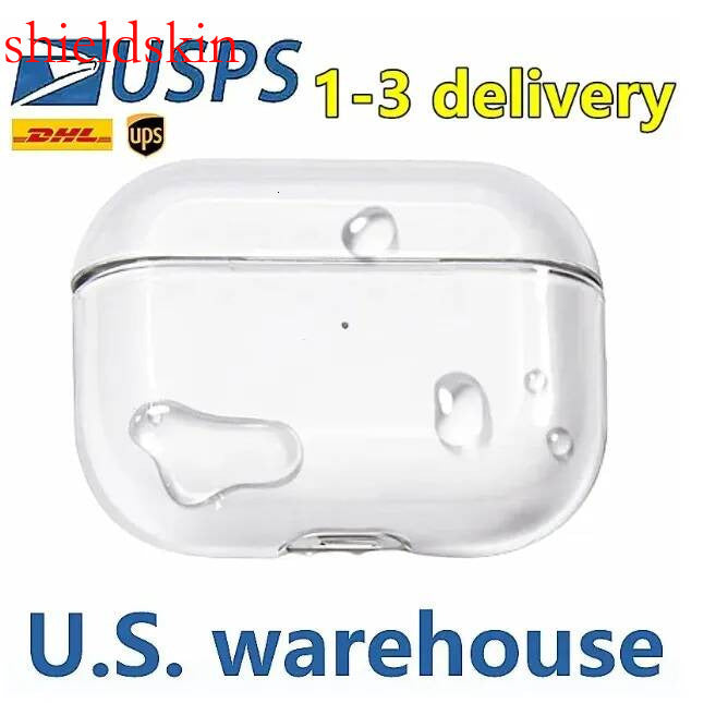 US spot wholesale 2 second-generation air 4 3 Pro max accessories solid silicone protective headphone cover pad Max wireless charging shock box